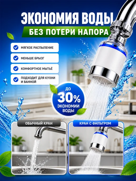 Фильтр для воды на кран на кухню, вариант, фото 3