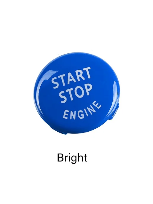 angelguoguo Кнопка Start Stop Engine Matte Red для BMW E87 E60, синий