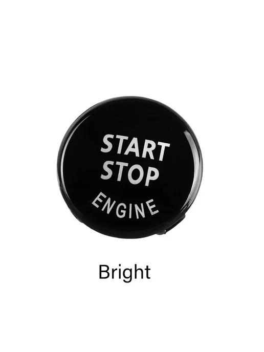 angelguoguo Кнопка Start Stop Engine Matte Red для BMW E87 E60, черный