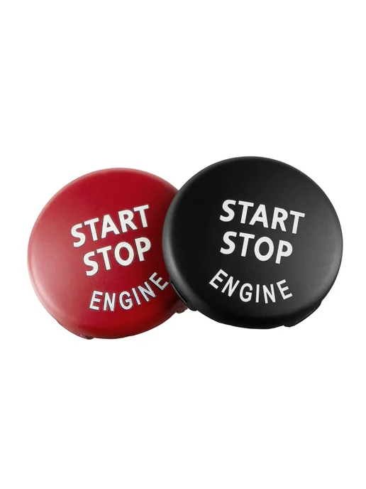 angelguoguo Кнопка Start Stop Engine Matte Red для BMW E87 E60, черный, фото 5