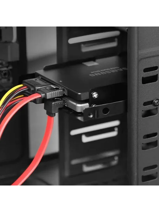 Нет бренда Двойной кронштейн для жестких дисков black Disk Bracket, черный, фото 7