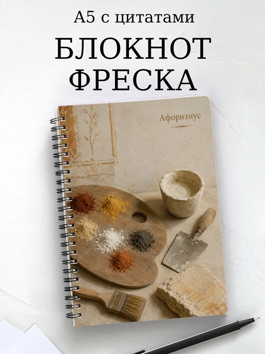 Блокнот Фреска с мотивирующими цитатами