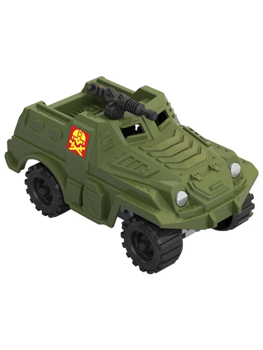 НОРДПЛАСТ 2 шт. Военная машина игрушечная РАЗВЕДЫВАТЕЛЬНАЯ След, 2 шт, фото 2