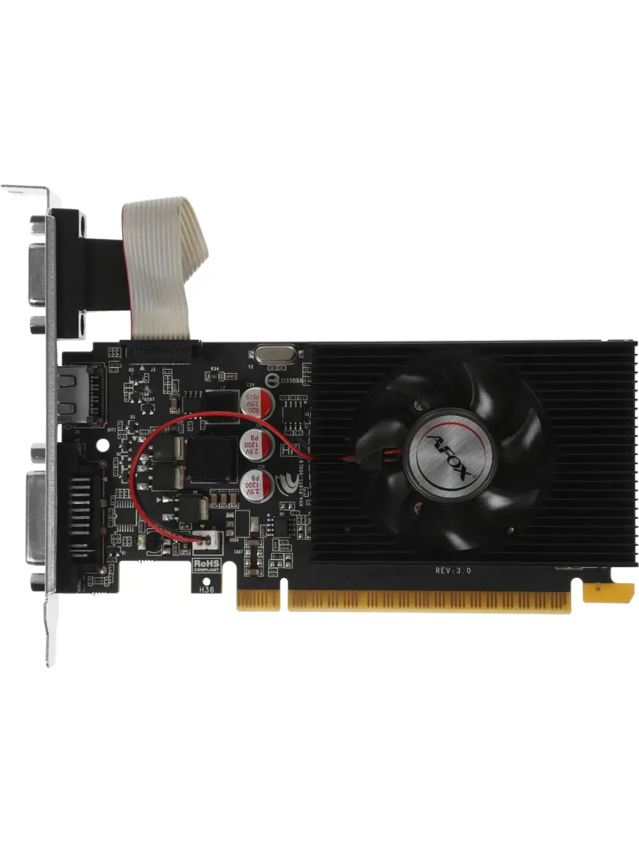 AFOX Видеокарта PCI-E 2.0 AF730-2048D3L6 NV GT730 2Gb 128bit GDDR