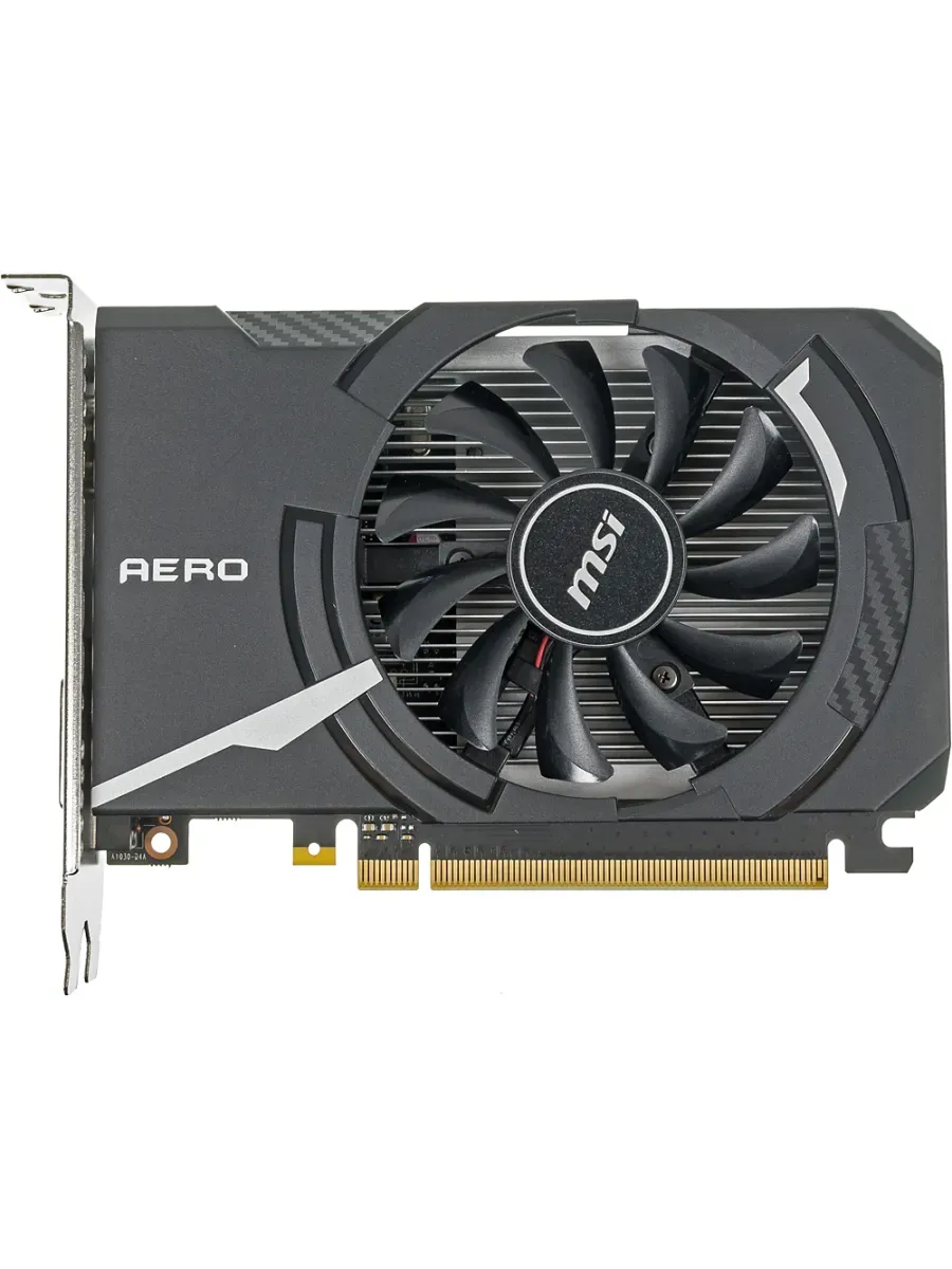 MSI Видеокарта PCI-E 3.0 GT 1030 AERO ITX 2GD4 OC NV GT1030 2Gb