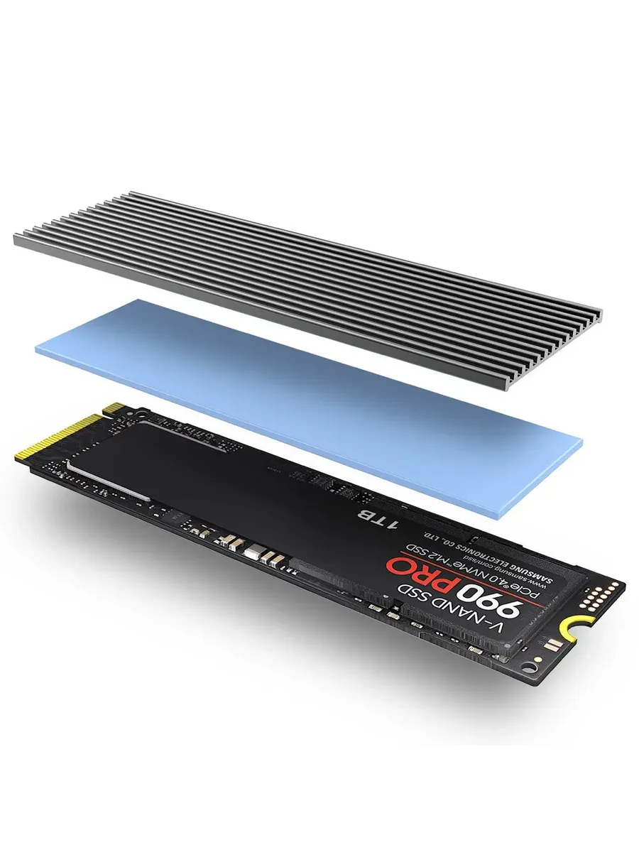 Радиатор JYN80 для SSD M.2, черный