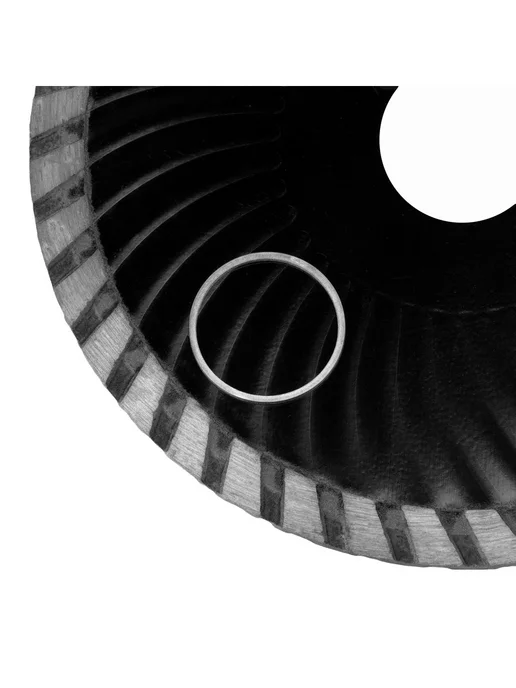 SPARTA Диск алмазный, отрезной Turbo, 125х22.2 мм. сухая резка, 125x22.2 мм, фото 5