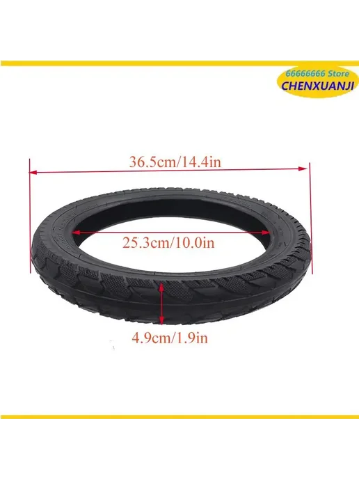 scxjwt Резиновые Шины Для Электровелосипедов 14 inner outer tire, вариант, фото 4