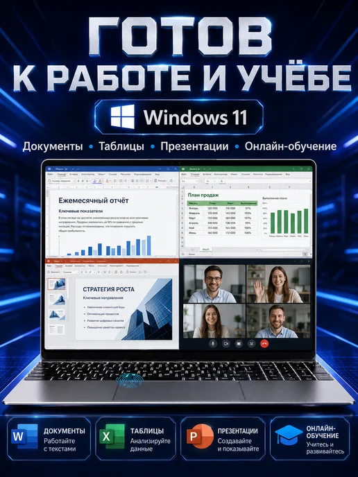15.6” i7 Ноутбук, ОЗУ 32 ГБ, SSD 2ТБ для работы и игр, 32 ГБ, 2 ТБ, фото 7