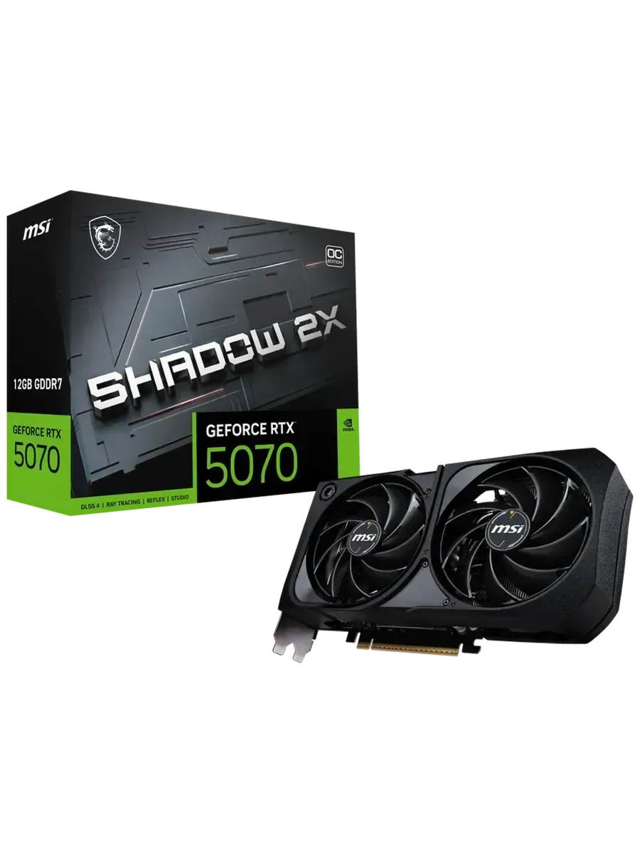 Видеокарта GeForce RTX 5070 12G SHADOW 2X OC MSI 842138415 купить в интернет‑магазине Wildberries