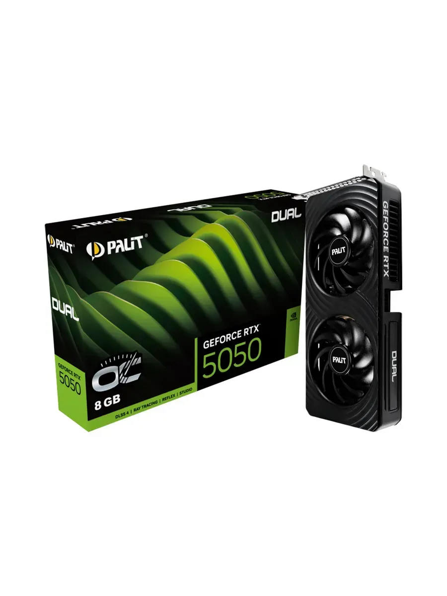 Palit Видеокарта, RTX5050 DUAL OC 8G