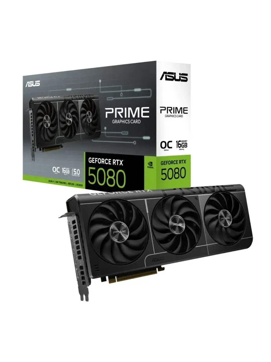Asus Видеокарта NVIDIA GeForce RTX 5080 16GB GDDR7