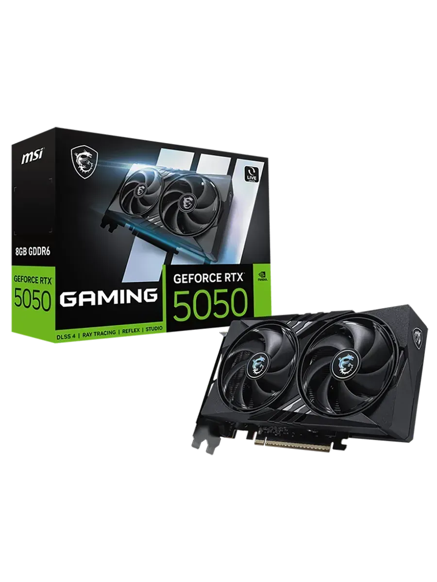 MSI Видеокарта GeForce RTX 5050 8G GAMING, 8G GDDR6 128bit 1