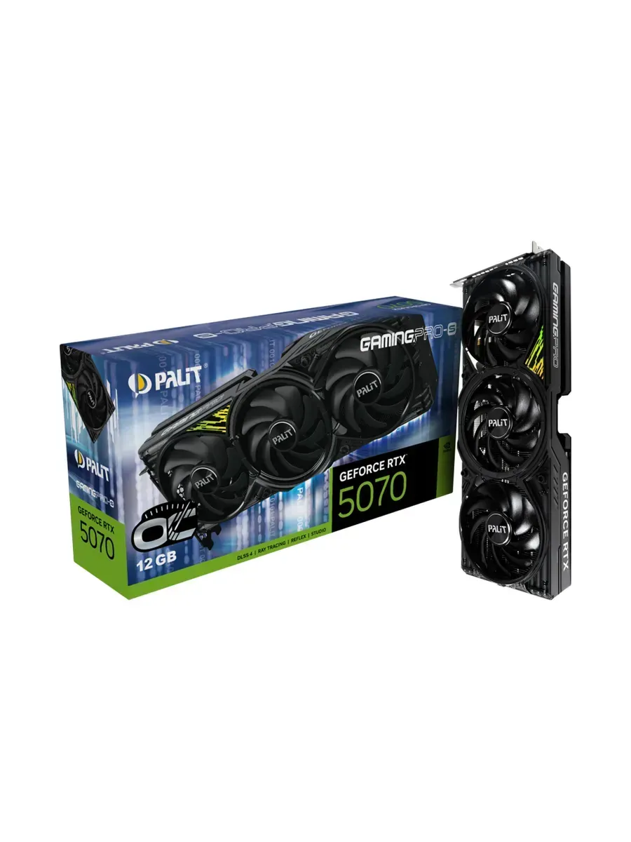 Palit Видеокарта, RTX5070 GAMINGPRO-S OC 12GB