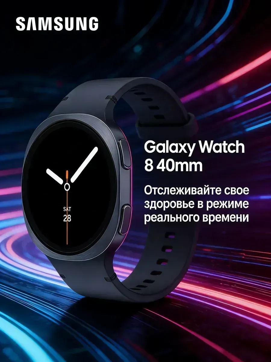 Samsung Galaxy Watch 8 40mm черный дешево