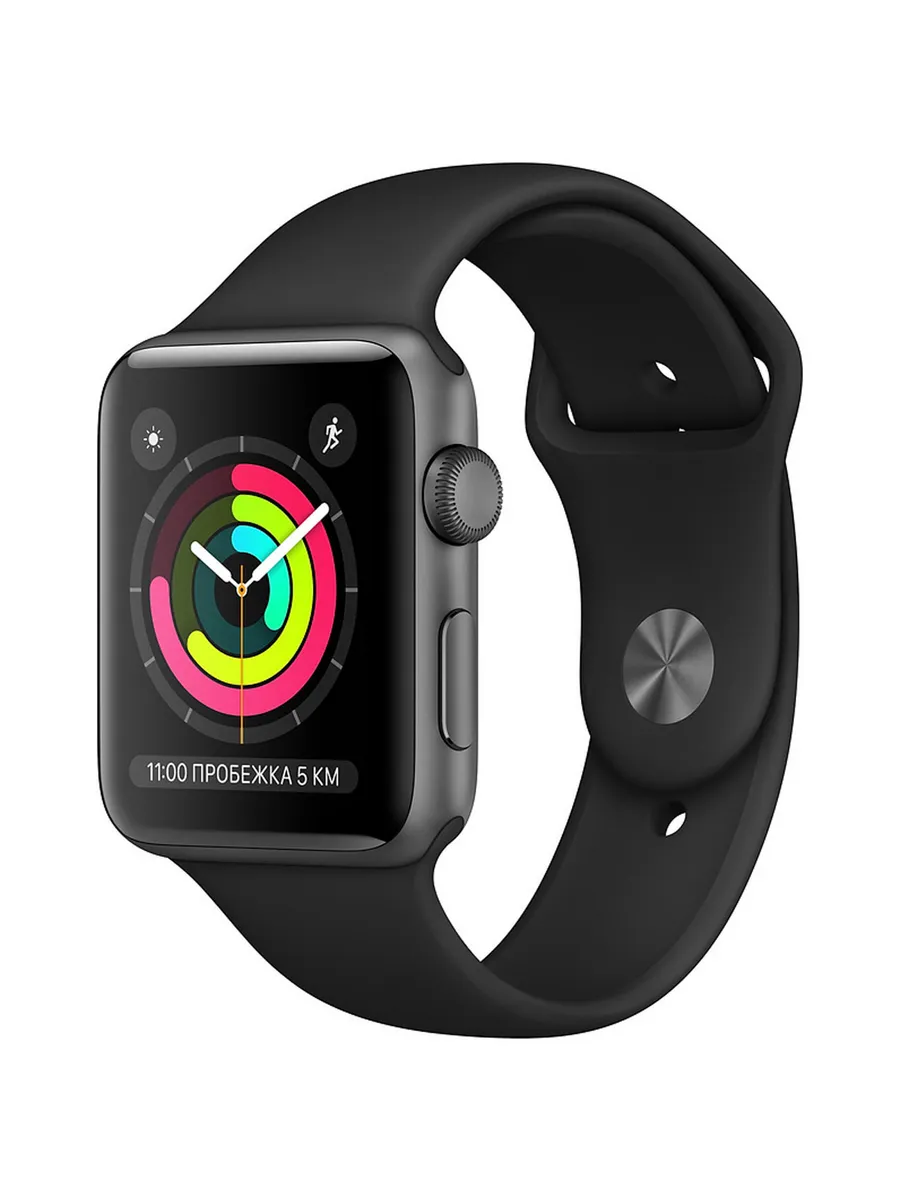 Apple Смарт-часы Watch Series 3 38mm серый космос Aluminum C