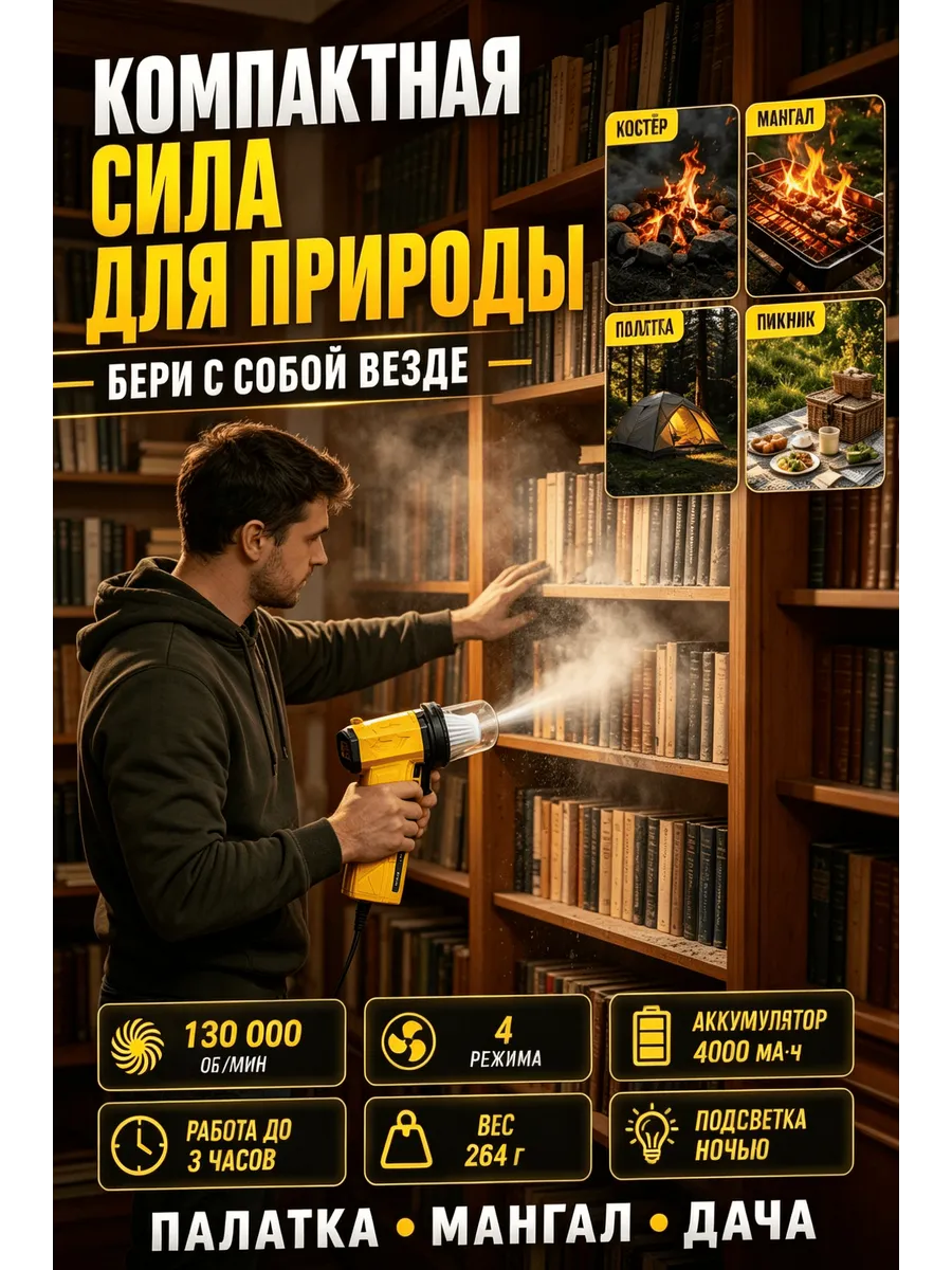Фен для авто и для мангала