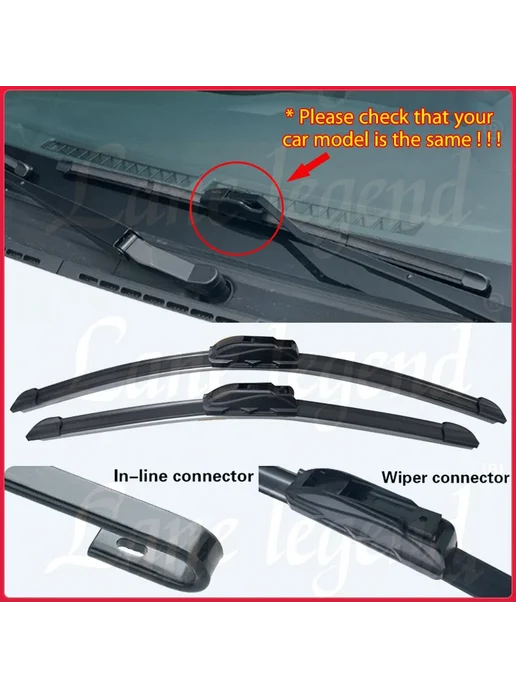 Sivir 2 шт. щетки стеклоочистителя лобового стекла для Hyundai Gen, 2 шт, фото 3