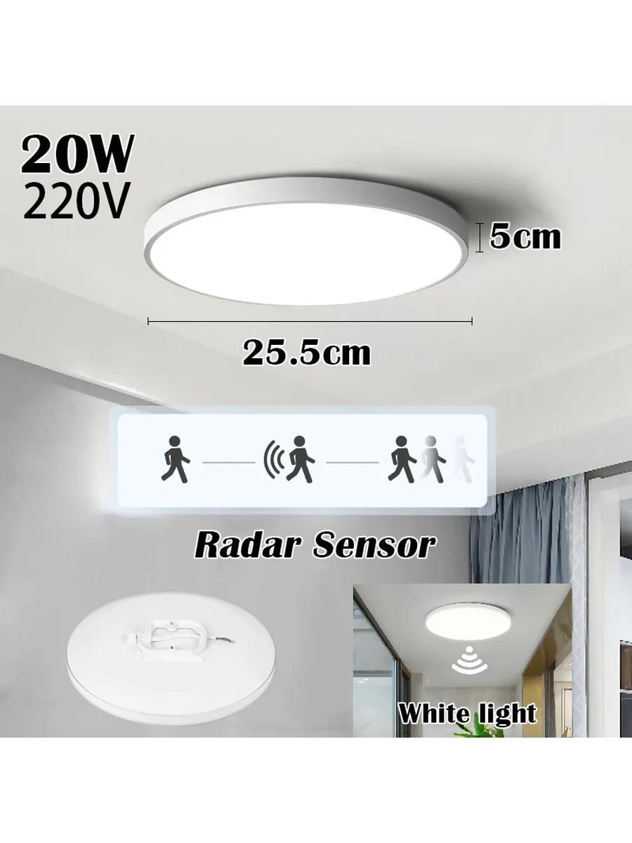 LED Потолочный Светильник с датчиком движения CMJ-XDD-001 Ra