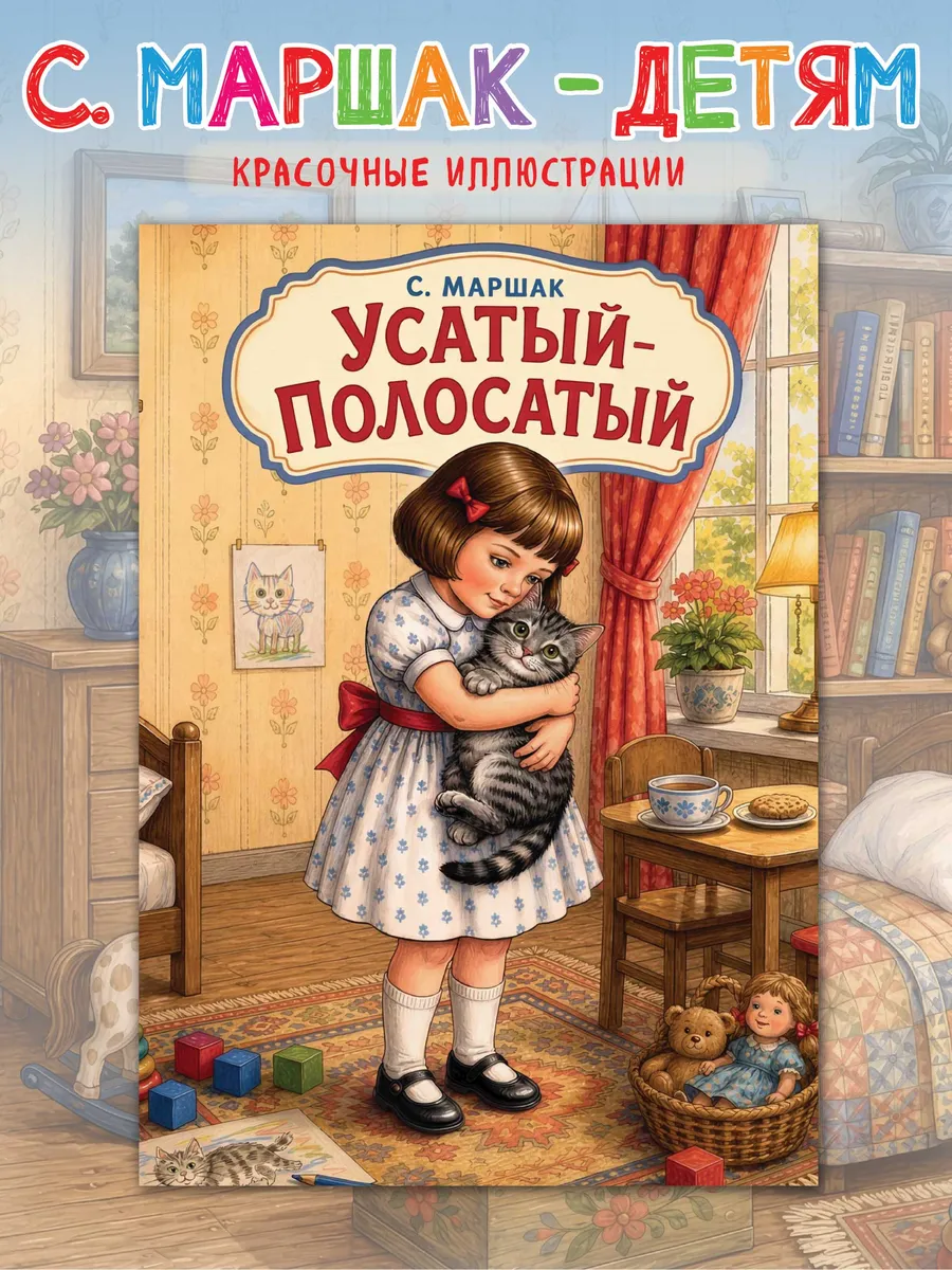 Усатый-полосатый Маршак С., Стихи для детей