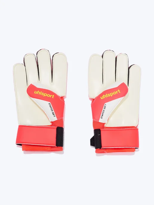 UHLSPORT Перчатки вратарские FM ZNE Starter Soft 101142301, красный, фото 3
