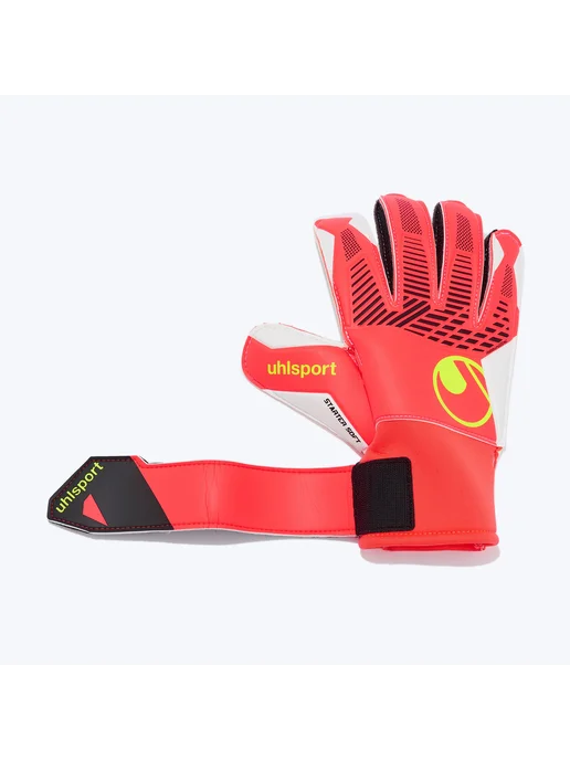 UHLSPORT Перчатки вратарские FM ZNE Starter Soft 101142301, красный, фото 4
