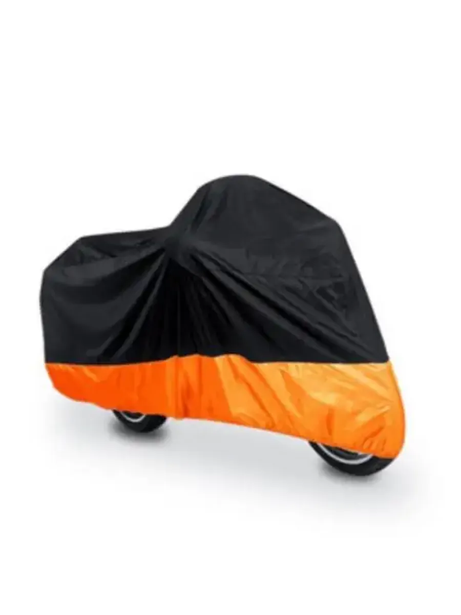 Чехол Для Мотоцикла Всепогодный XL/XXL/XXXL, 180T Оранжевый,
