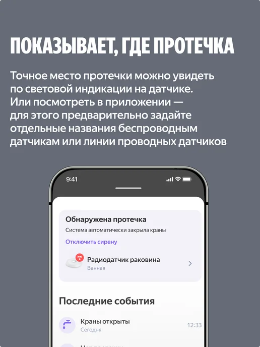 NEPTUN Защита от протечек x Умный дом с Алисой ½ Базовый, вариант, фото 4
