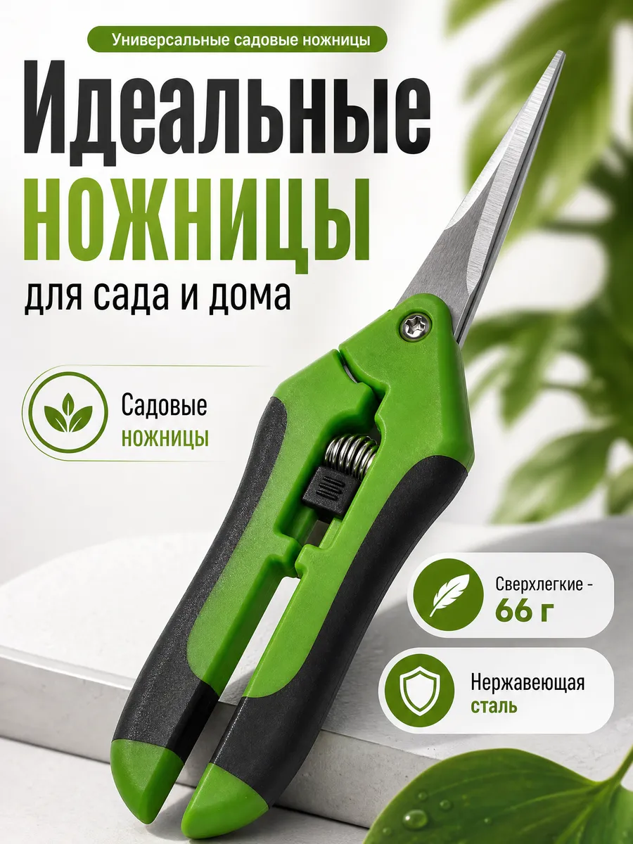 Универсальный садовые ножницы для дачи и растений