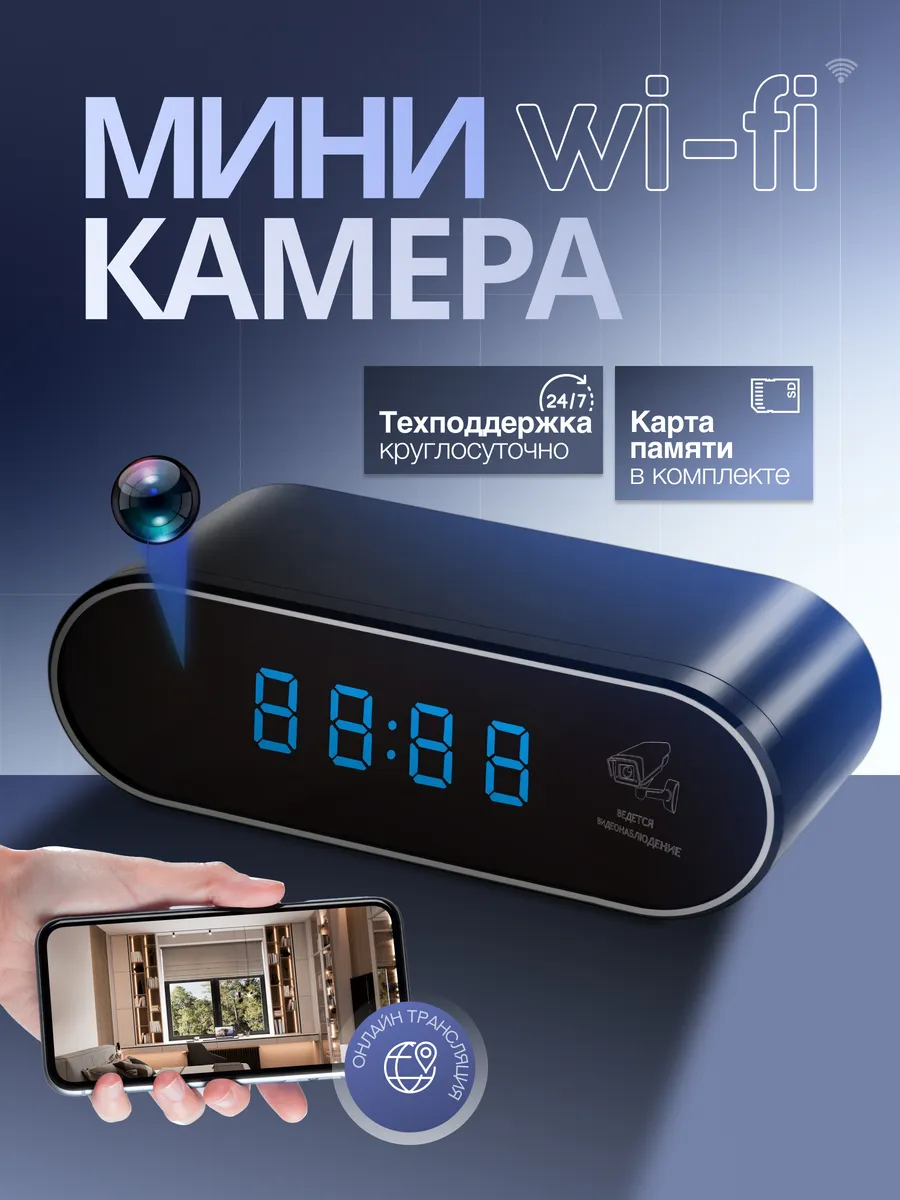 Мини камера видонаблюдения для дома