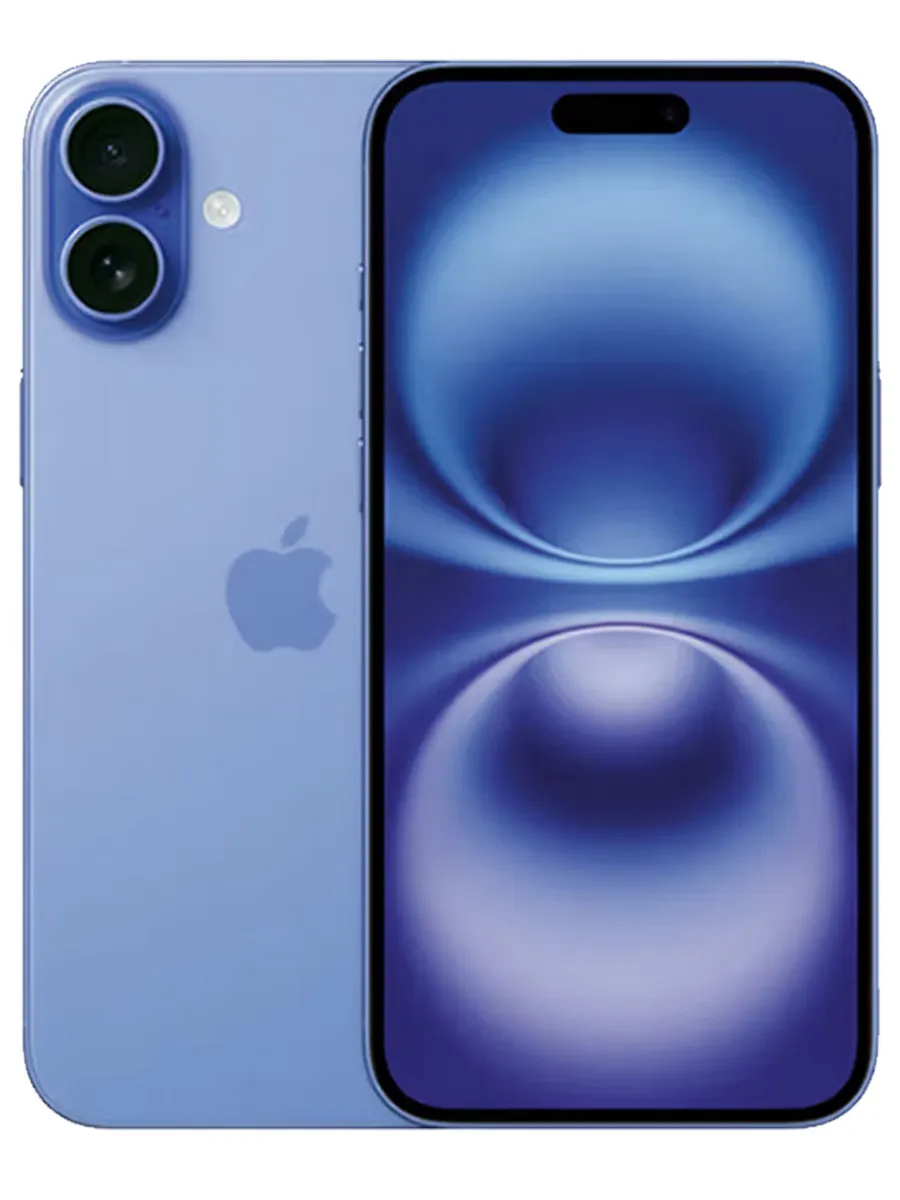 Cмартфон iPhone 16 128GB, синий