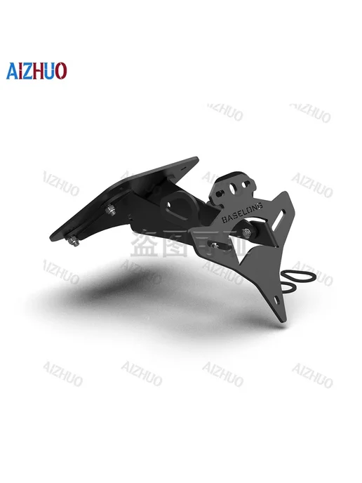 AIZHUO Держатель номерного знака (кронштейн) для мотоциклов Yamaha, черный, фото 3