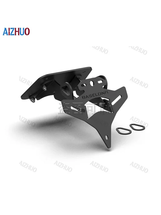 AIZHUO Держатель номерного знака (кронштейн) для мотоциклов Yamaha, черный, фото 4