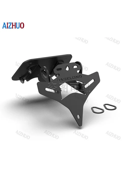 AIZHUO Держатель номерного знака (кронштейн) для мотоциклов Yamaha, черный, фото 5