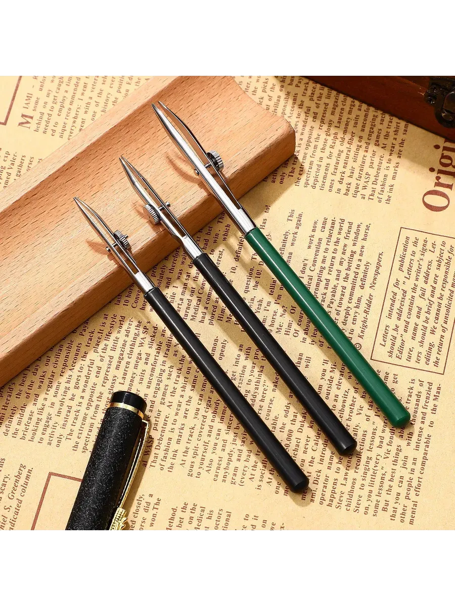 Рейсфедеры тонкие регулируемые, 3 шт