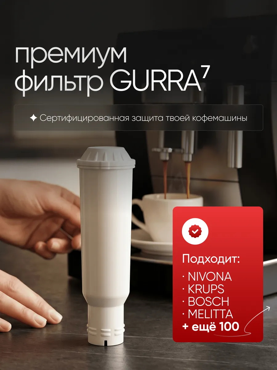 Фильтр для кофемашины Krups, Nivona, Melitta, Bosch