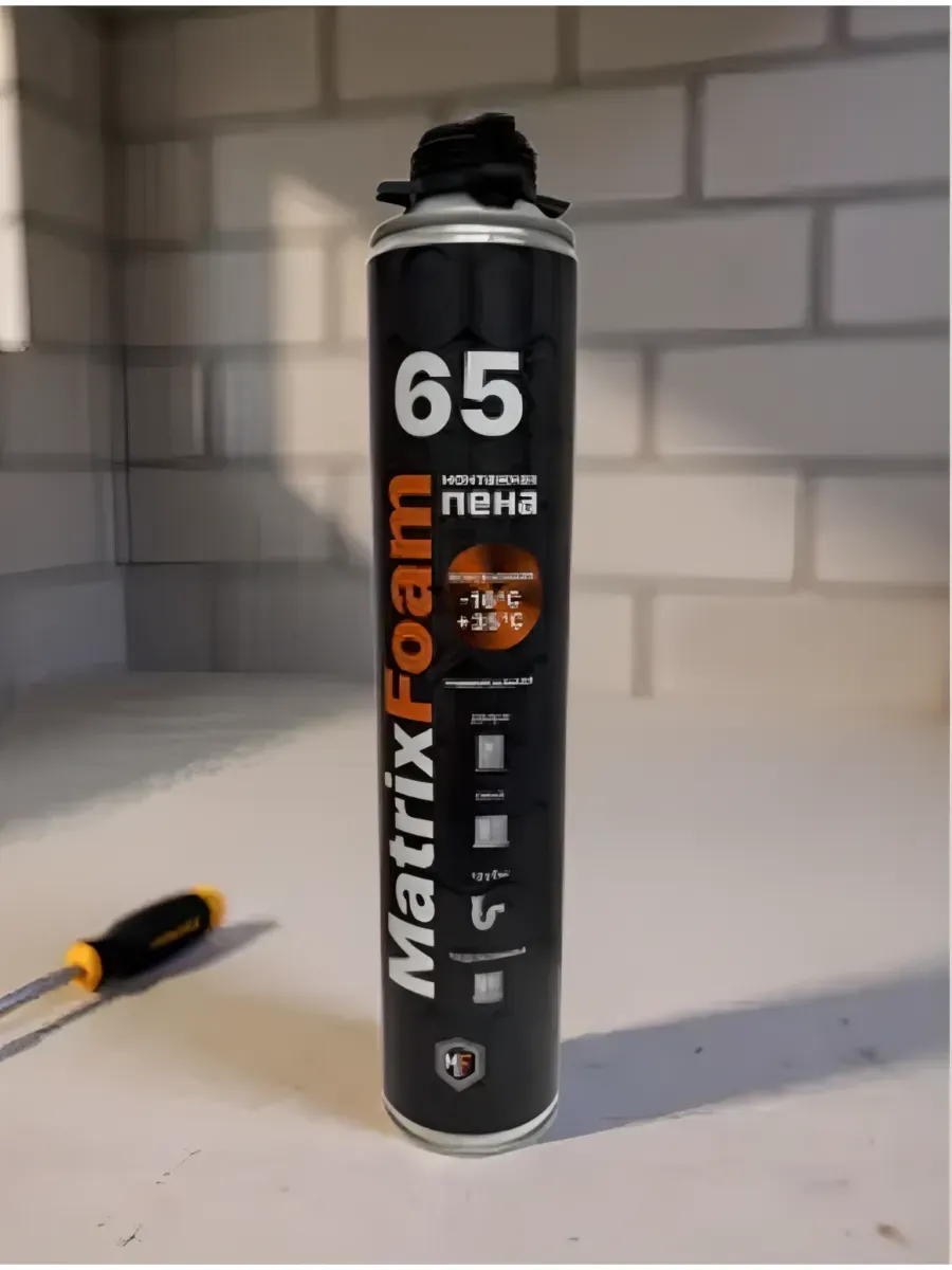 Профессиональная монтажная пена MatrixFoam 65 всесезонная