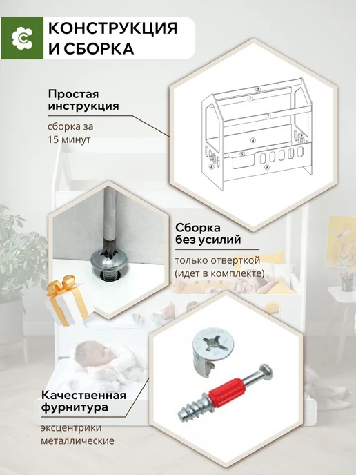 СПЛЮШКИН Кровать Чудо 09 200х90, серый, 200x90, голубой, фото 6