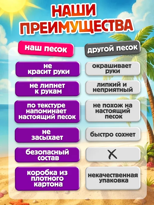ДЕСЯТОЕ КОРОЛЕВСТВО Кинетический песок цветной 3 кг, 3 кг, фото 6