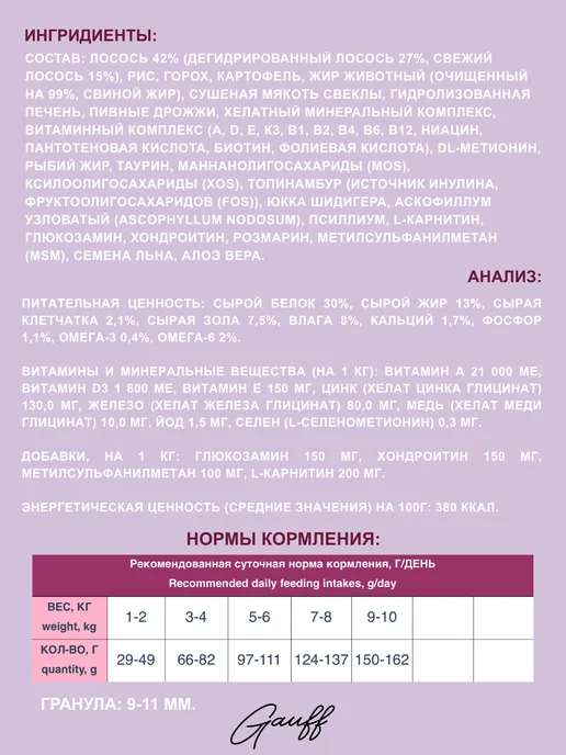 Сухой корм AWARD для собак, мелкие, лосось, 7 кг, фото 2