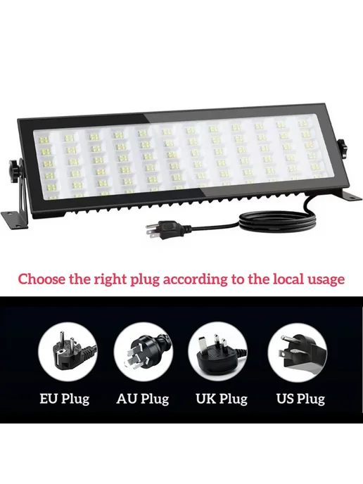 Нет бренда LED Светильник для гаража 144Вт AC100-120V US Plug, 144 Вт