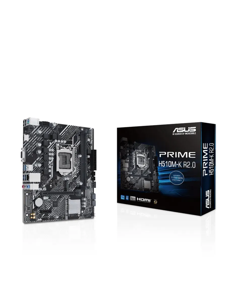 Материнская плата PRIME H510M-K R2.0 LGA1200 2xDDR4 Asus 1200730258 купить за 7 199 ₽ в интернет‑магазине Wildberries