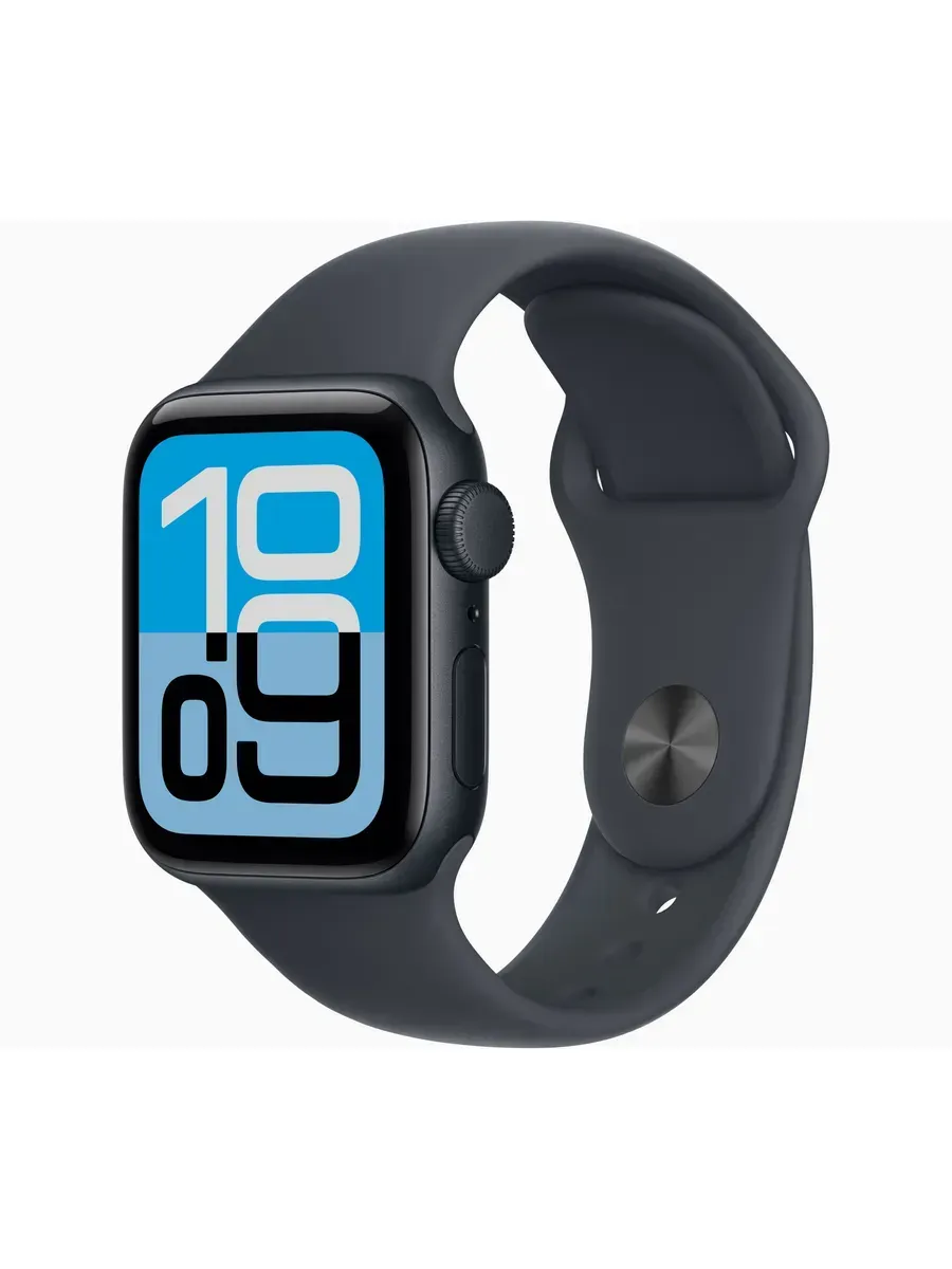 Apple Watch SE 3, 2025, 40mm, Midnight, Sport band, S M