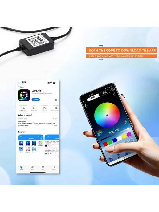 Нет бренда LED Angel Eyes i8-O, 3 дюйма, RGB-линзы, i8-O 3 дюйма RGB-линзы, фото 5