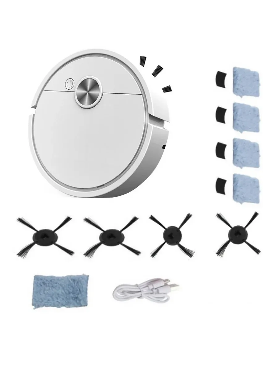 Робот-пылесос Smart Cleaner 3-в-1 Белый, White