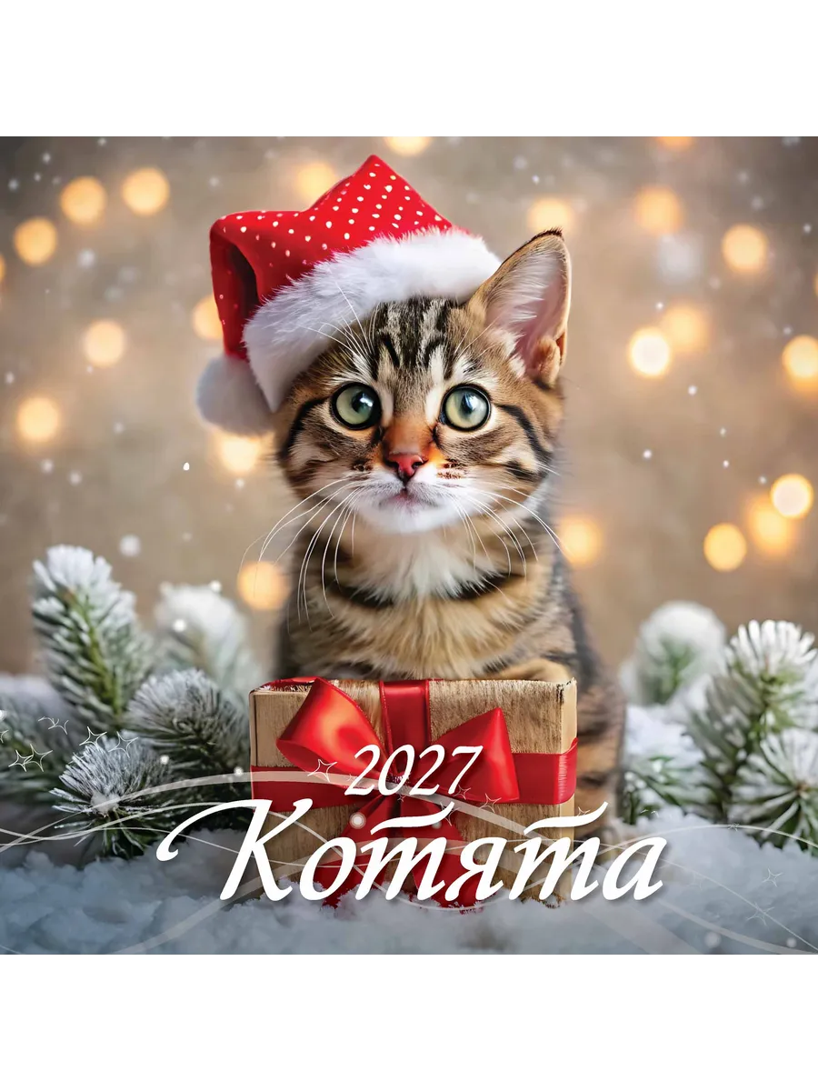 Календарь настенный 2027 г. 285х570 Котята