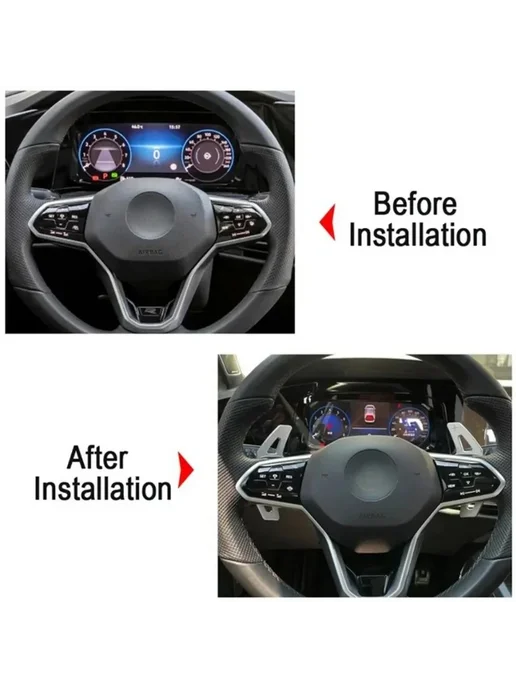 Нет бренда колесо DSG Paddle Shifter Extend Volkswagen For Type B Red, красный, фото 3