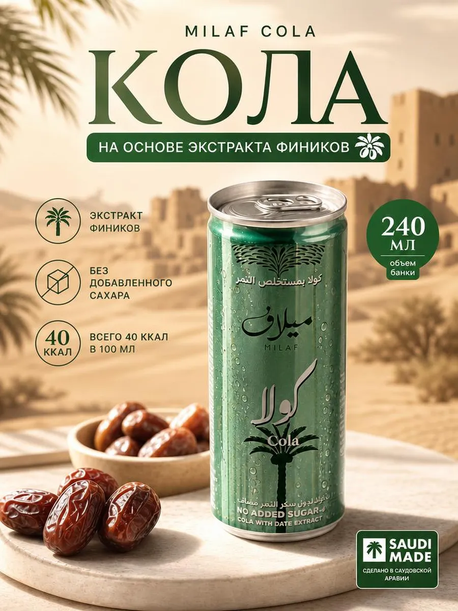 Финиковая кола Милаф 1 шт.