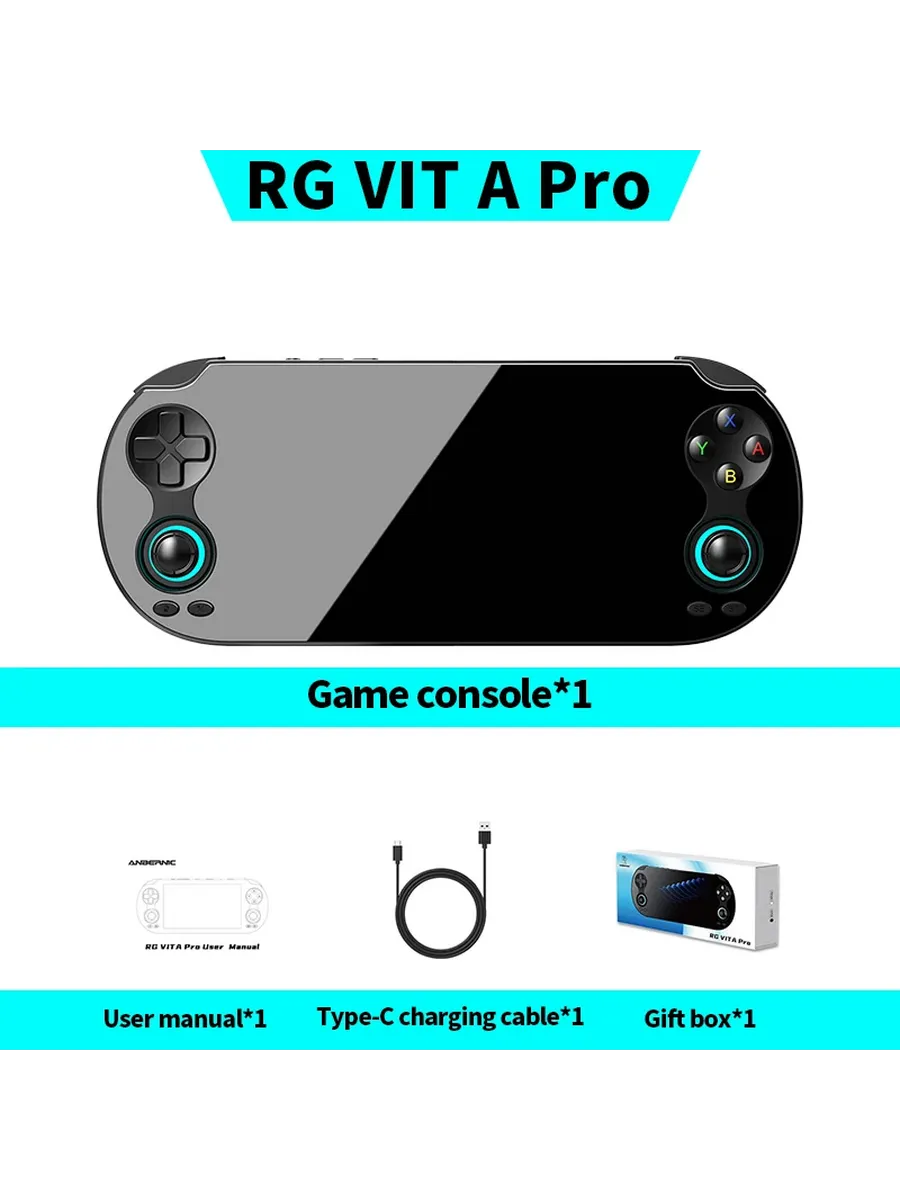 ANBERNIC RG VITA Pro Black, портативная консоль