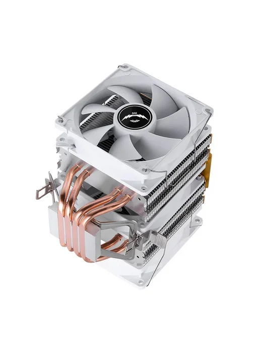 QiuzAim кулер для CPU 4 тепловые трубки, 90мм, RGB, вариант, фото 5